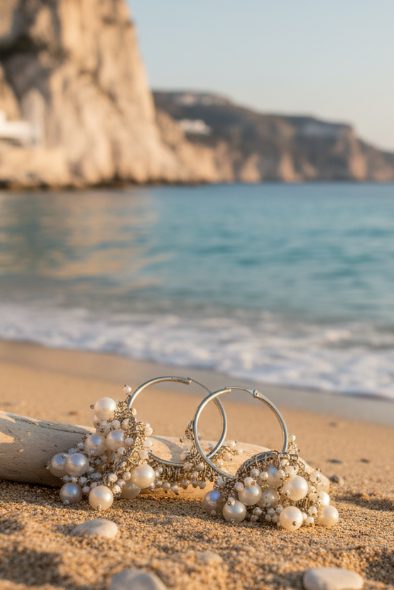 Boucles d’oreilles Théia à l'esprit nomade dorées en acier inoxydable — Vogue Française