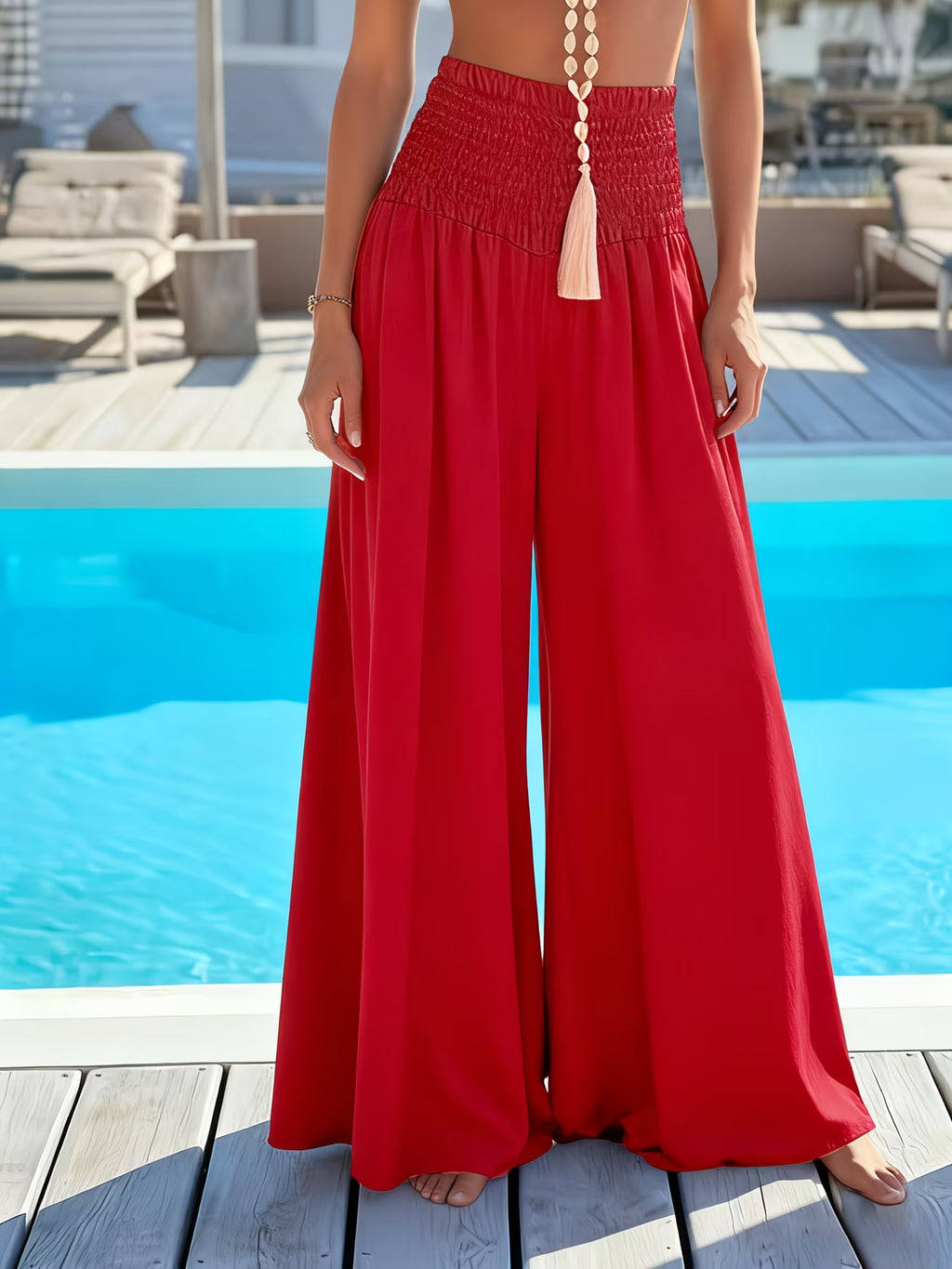 Pantalon taille haute fluide — Vogue Française