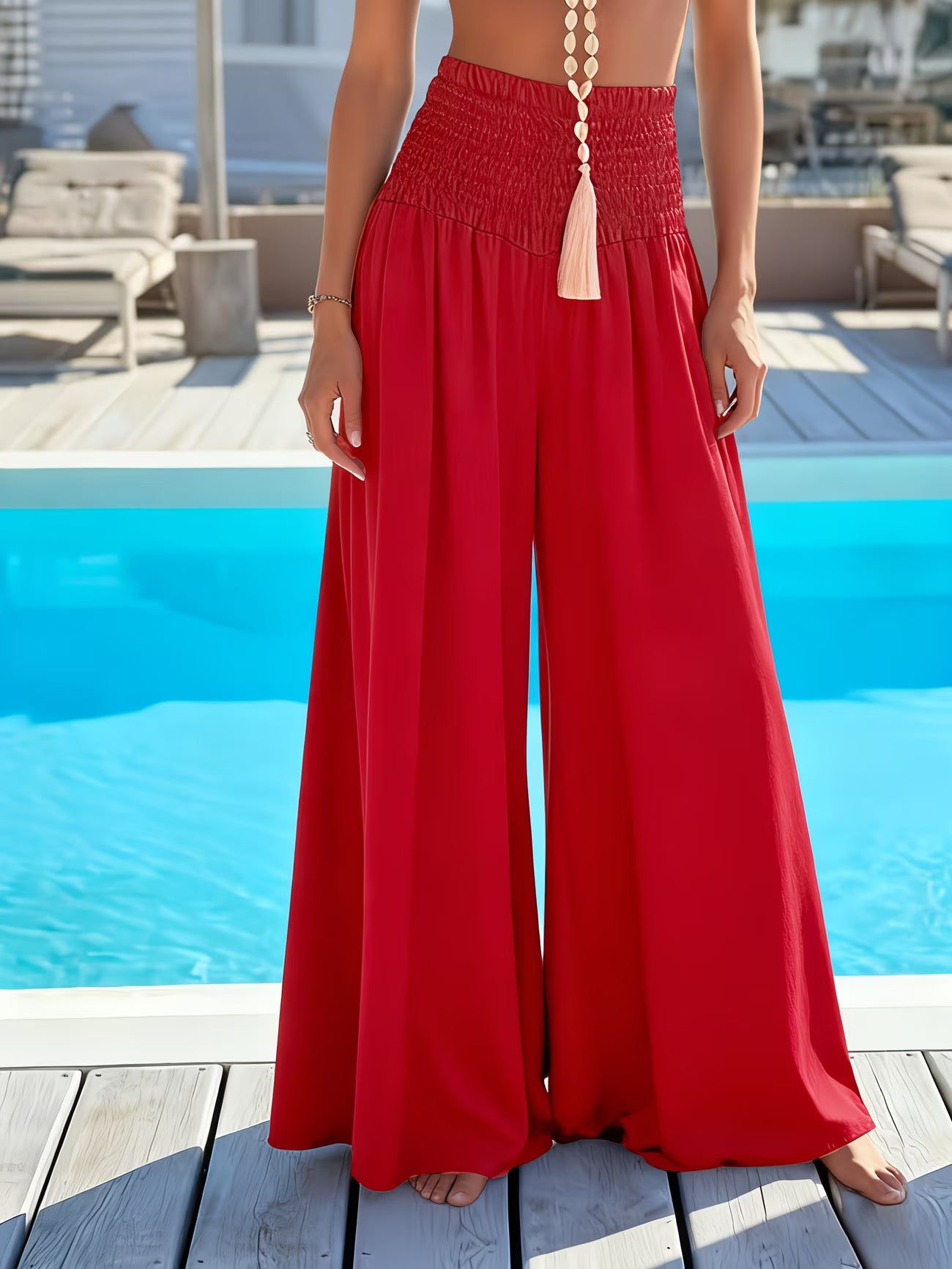 Pantalon taille haute fluide — Vogue Française