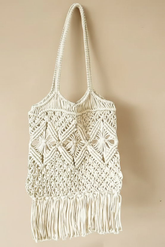 Sac en tissage ajouré effet paille — Vogue Française