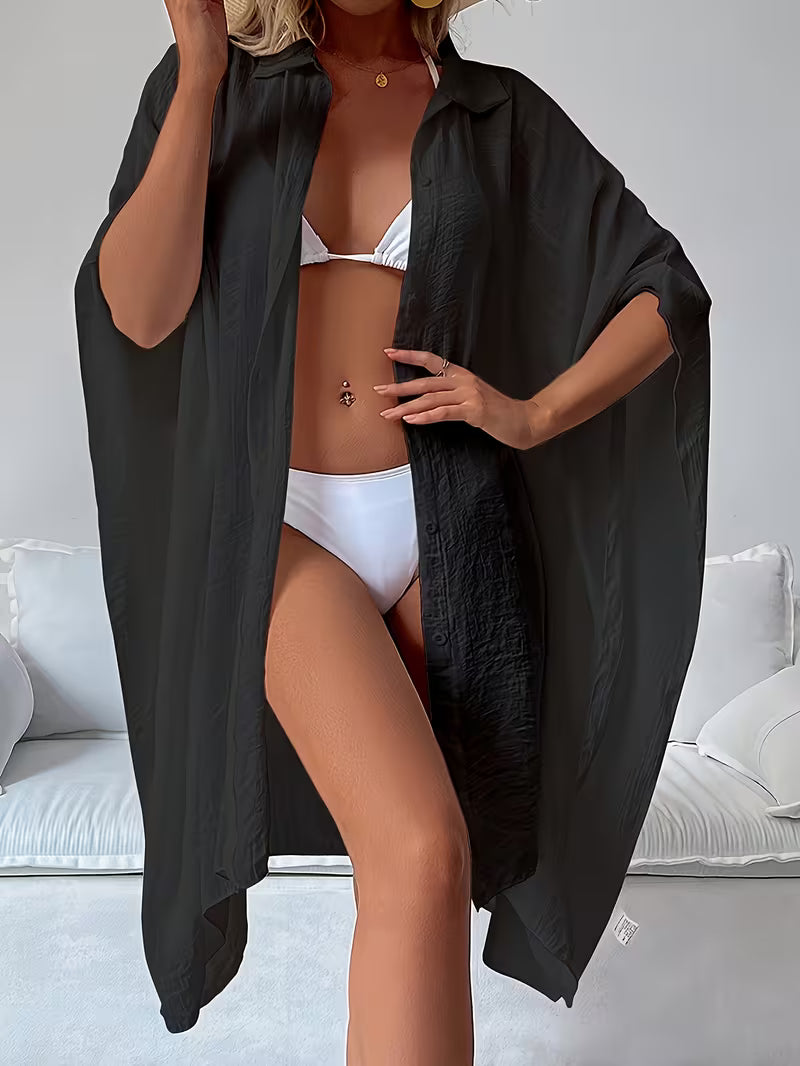 Chemise de plage loose — Vogue Française