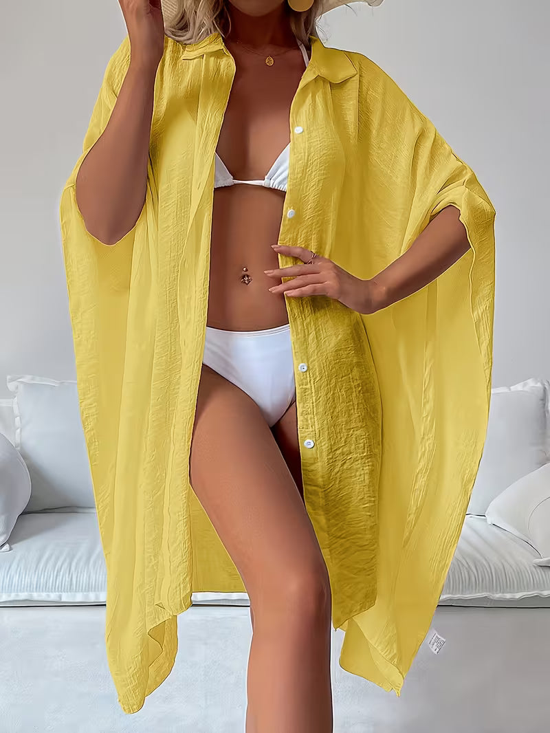 Chemise de plage loose — Vogue Française