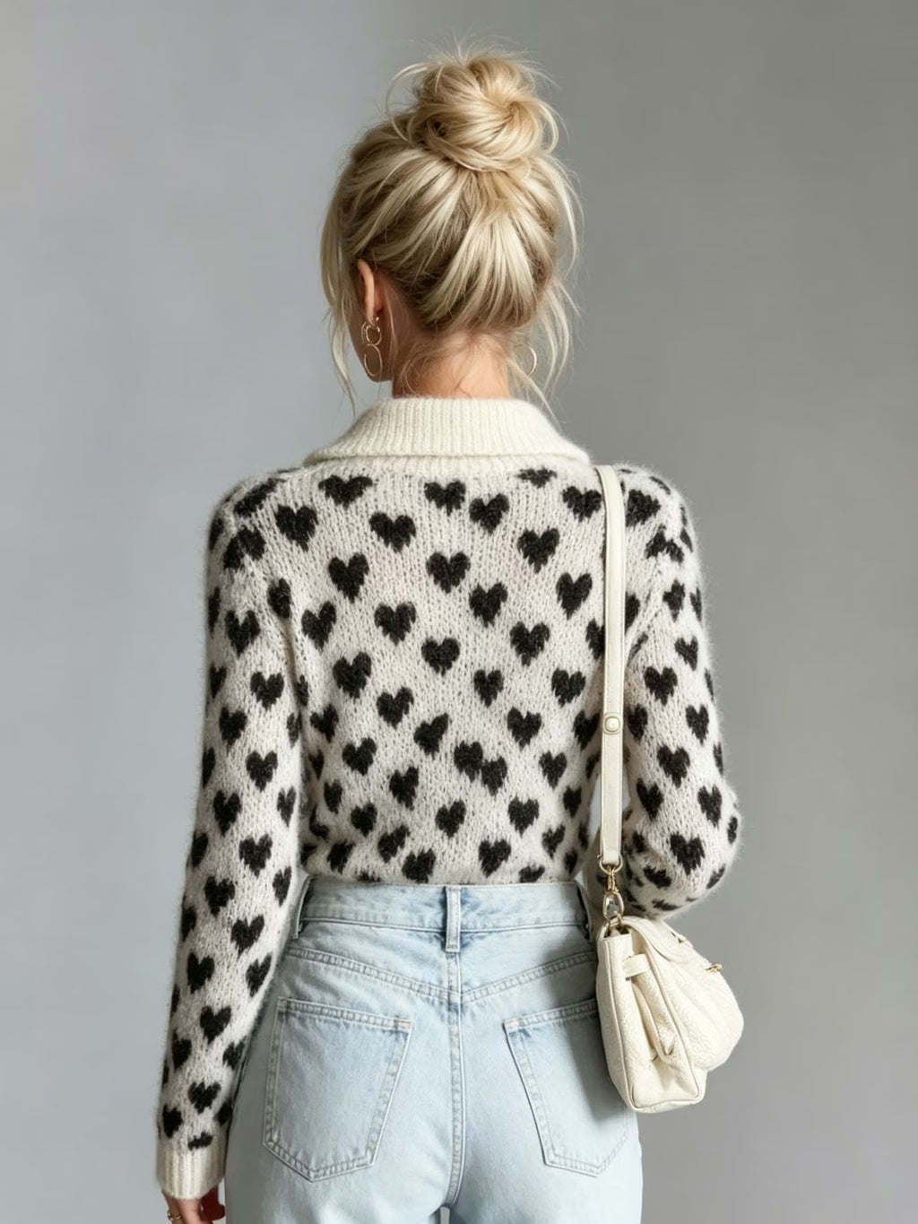 Pull Paris Mon Amour – Col V Élégant