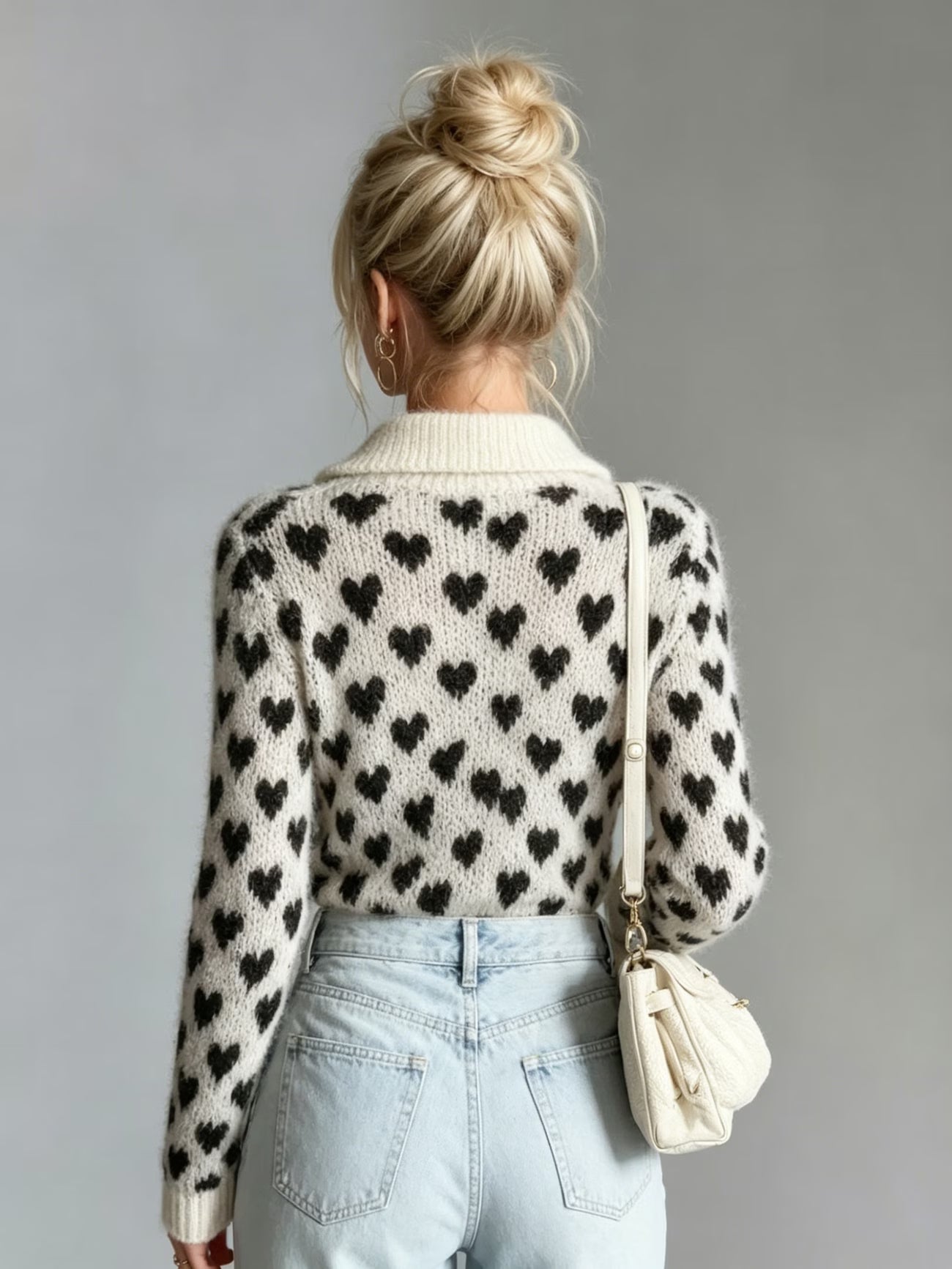 Pull Paris Mon Amour – Col V Élégant