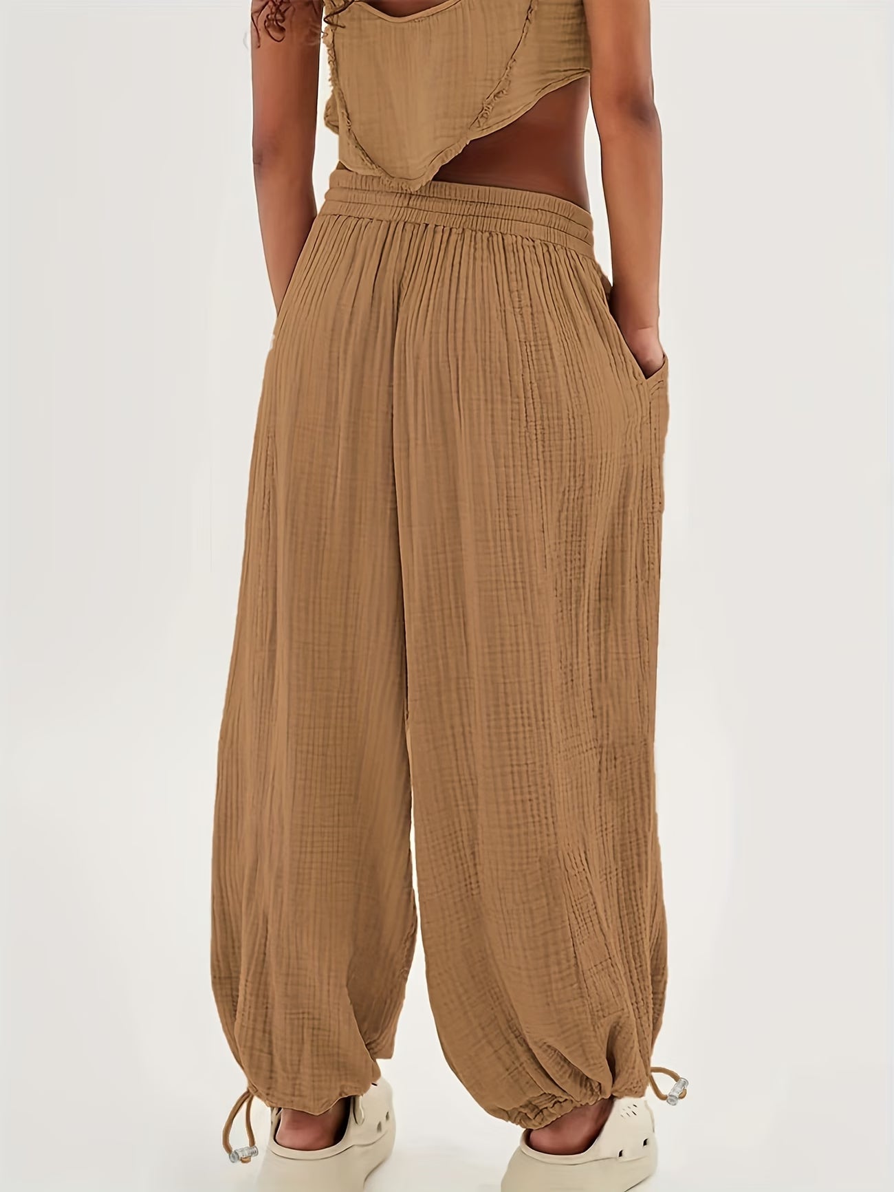 Pantalon Palazzo en Double Gaze de Coton — Vogue Française