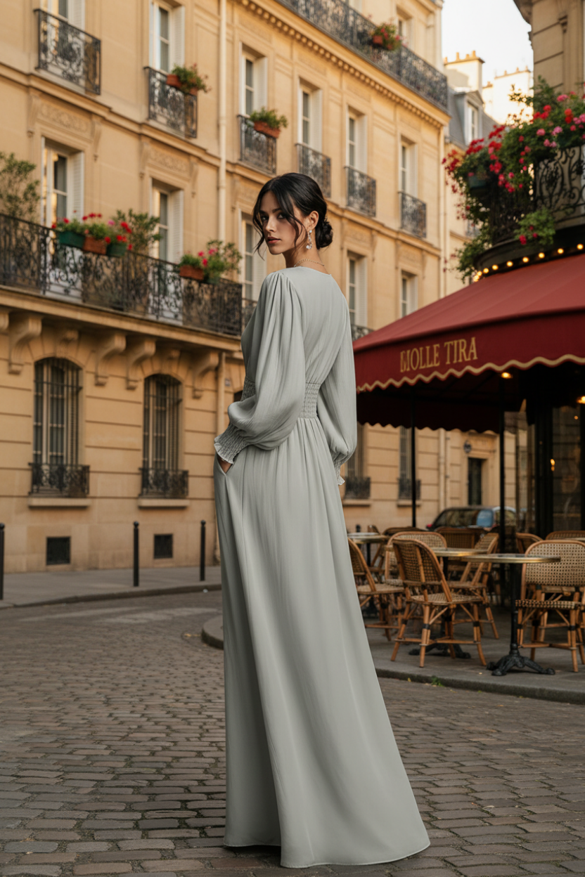 Robe Longue Joséphine — Vogue Française