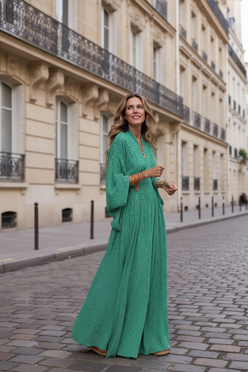 Robe Longue Impériale — Vogue Française